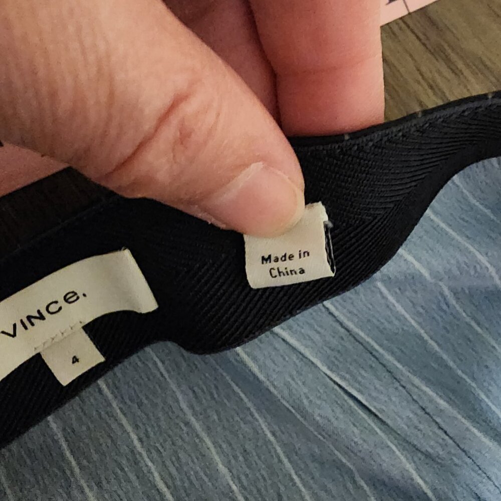 Vince Long Pencil Skirt NWT Black Size 4 - Picture 7 of 9